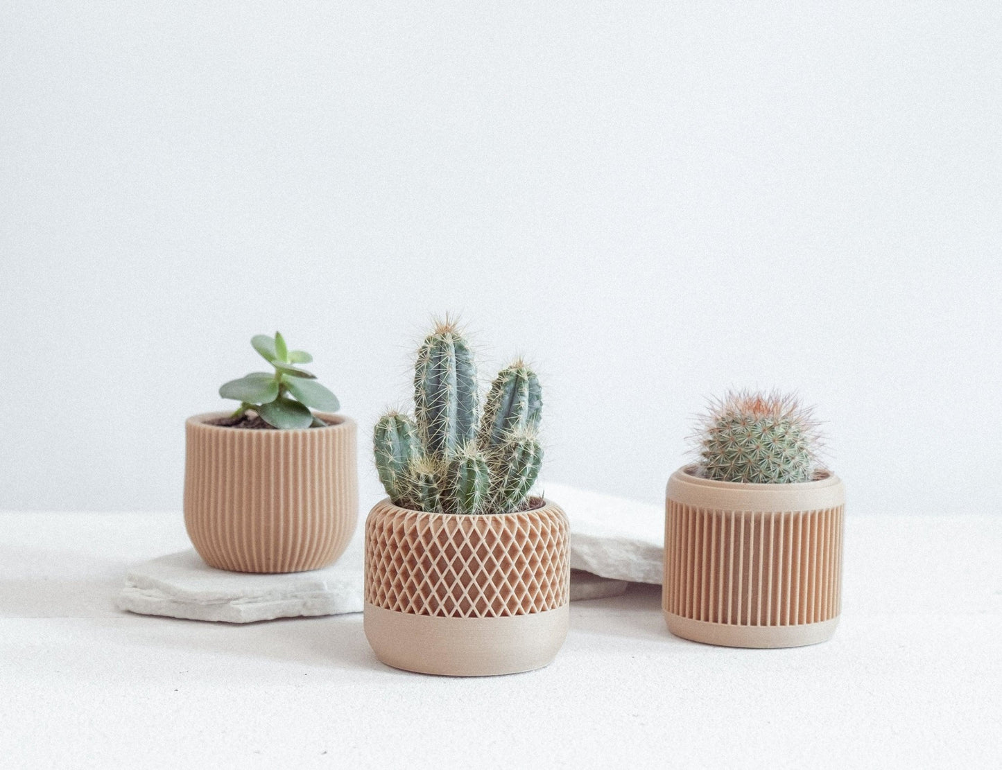 Blumentopf 3er Set MAGO in Wood - Liwadi