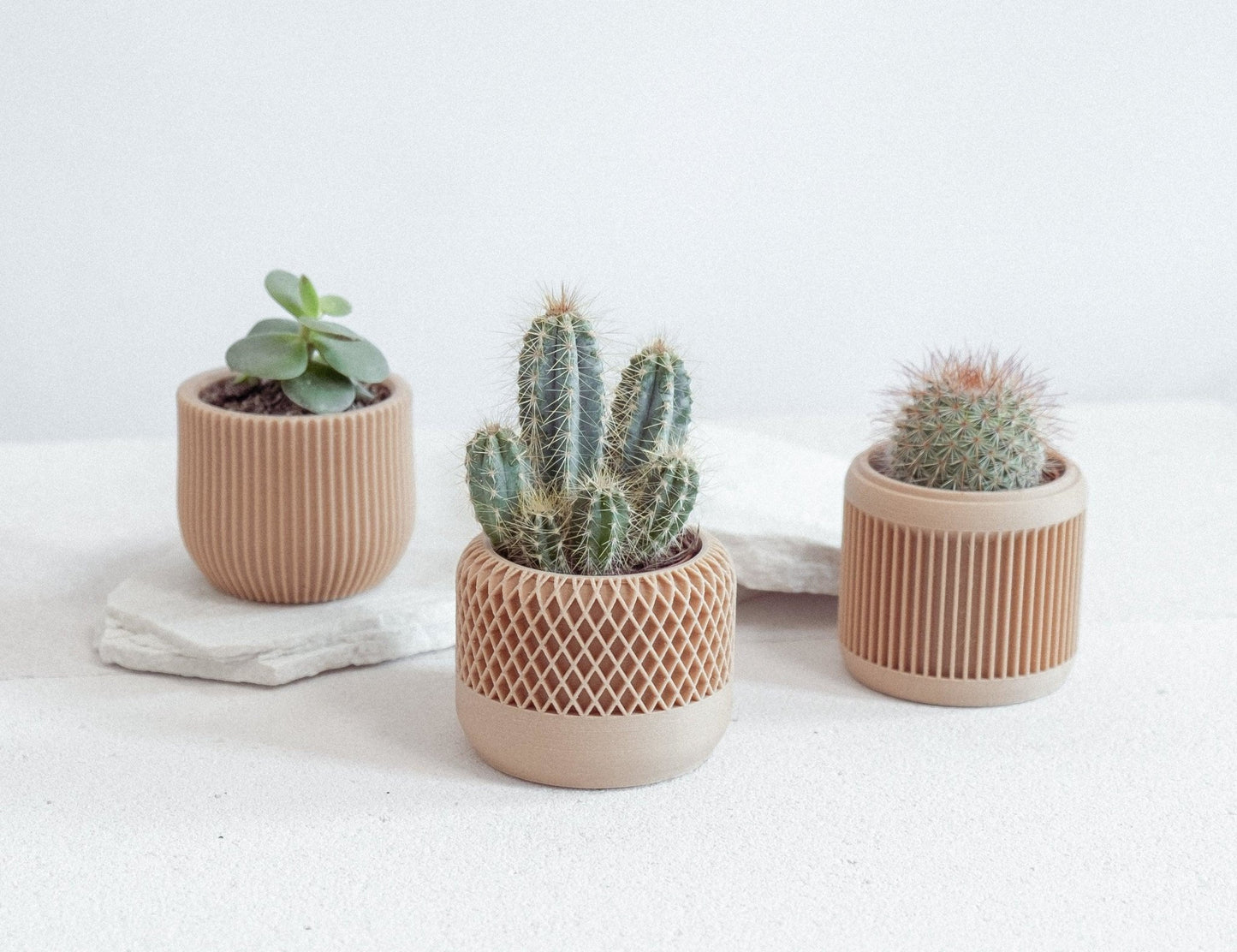 Blumentopf 3er Set MAGO in Wood - Liwadi