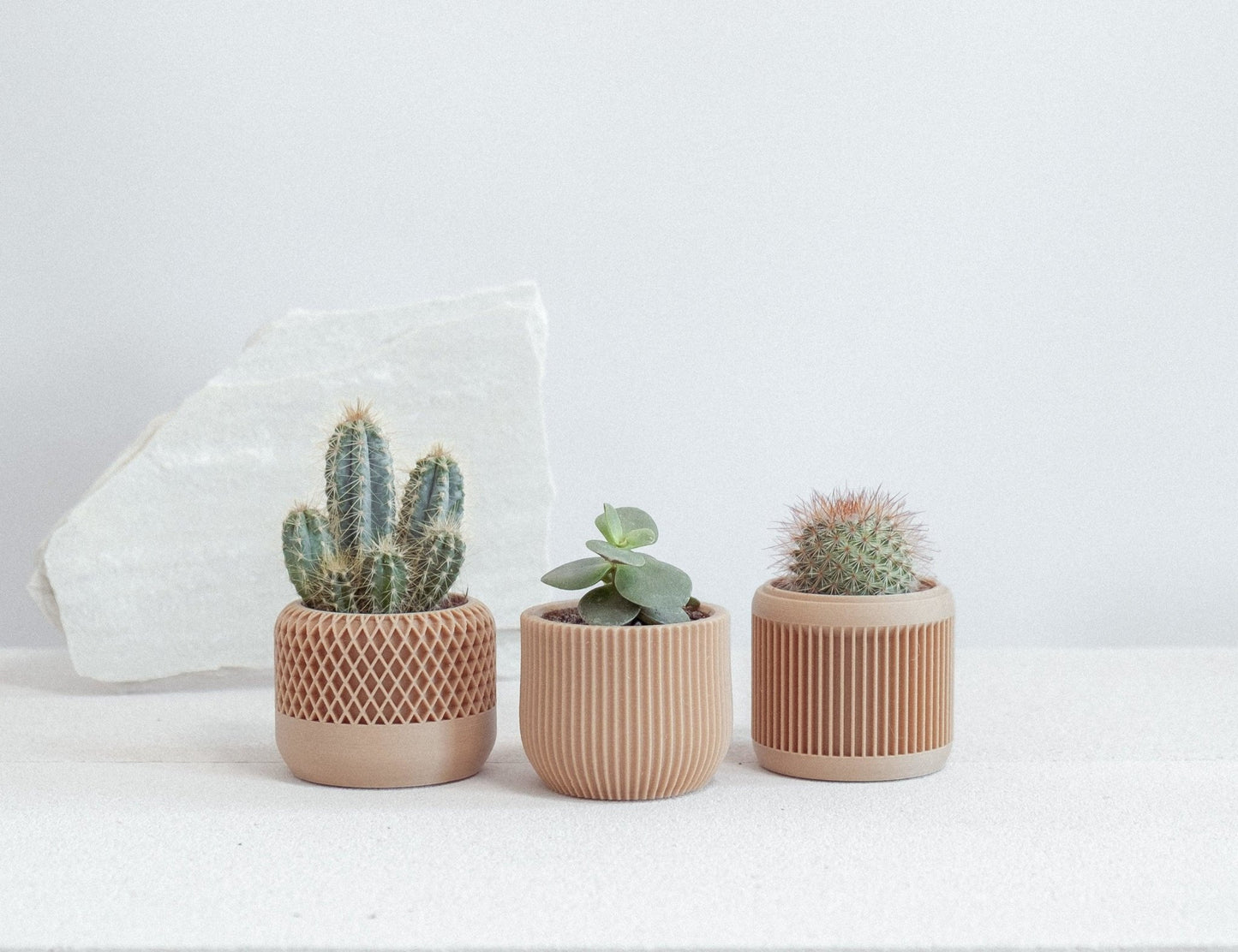 Blumentopf 3er Set MAGO in Wood - Liwadi