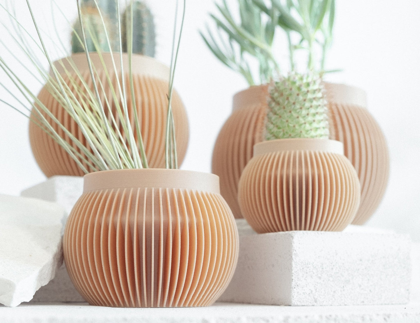 Blumentopf BALU in Wood 6-18cm - Liwadi