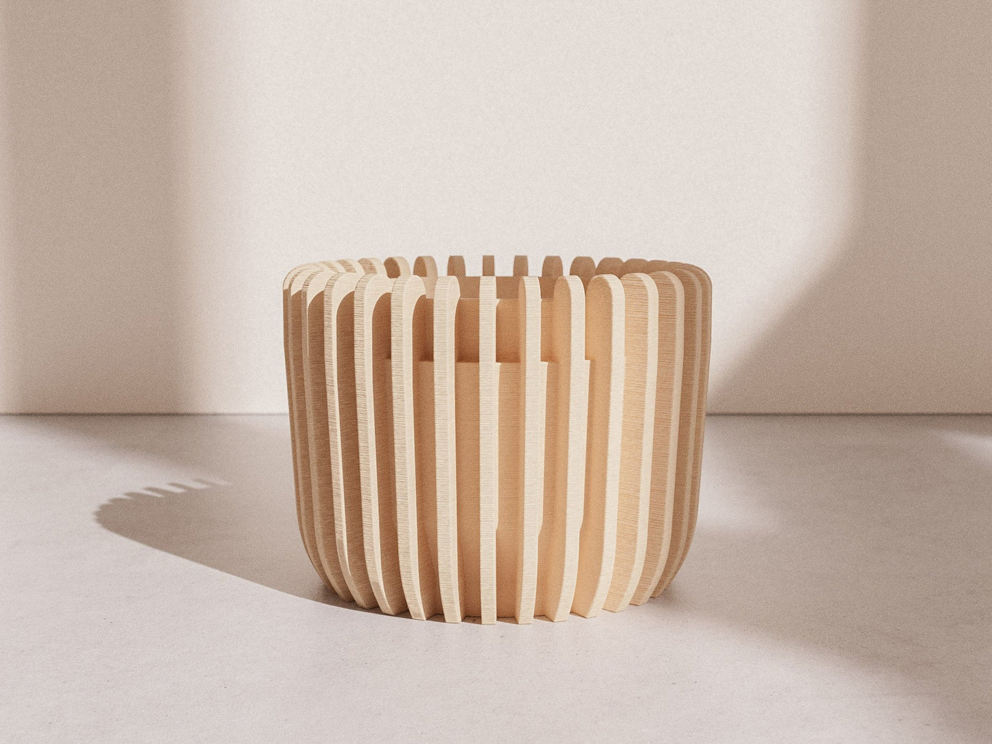 Blumentopf KANA in Wood 6-18cm - Liwadi