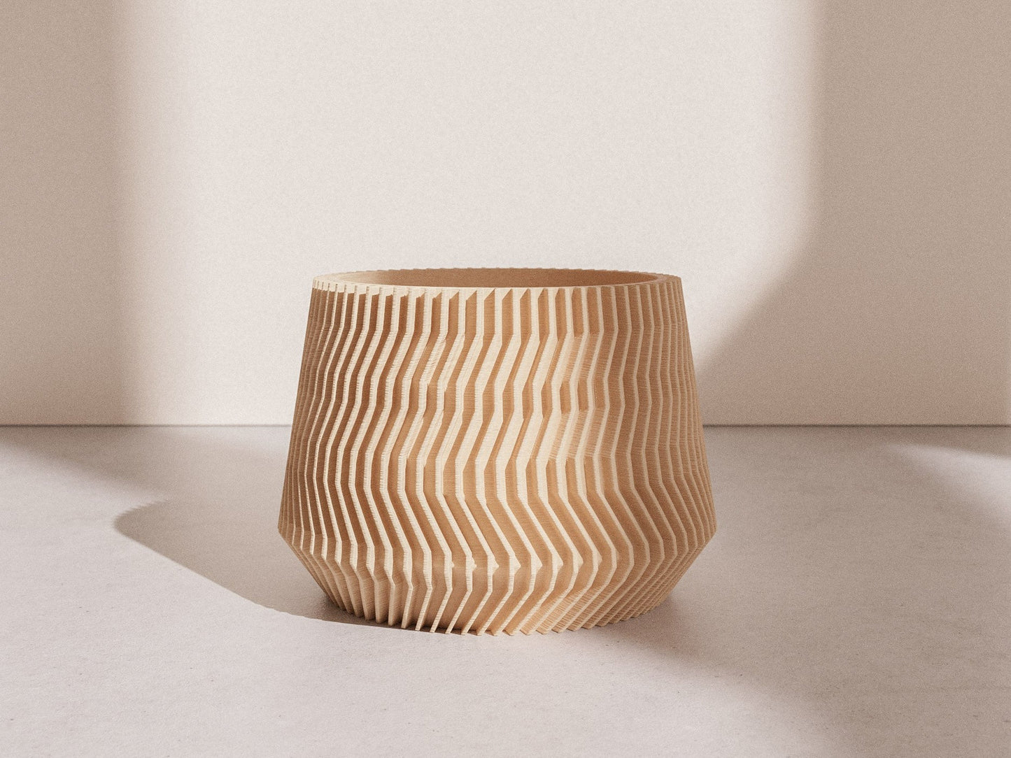 Blumentopf KELA in Wood 6-18cm - Liwadi
