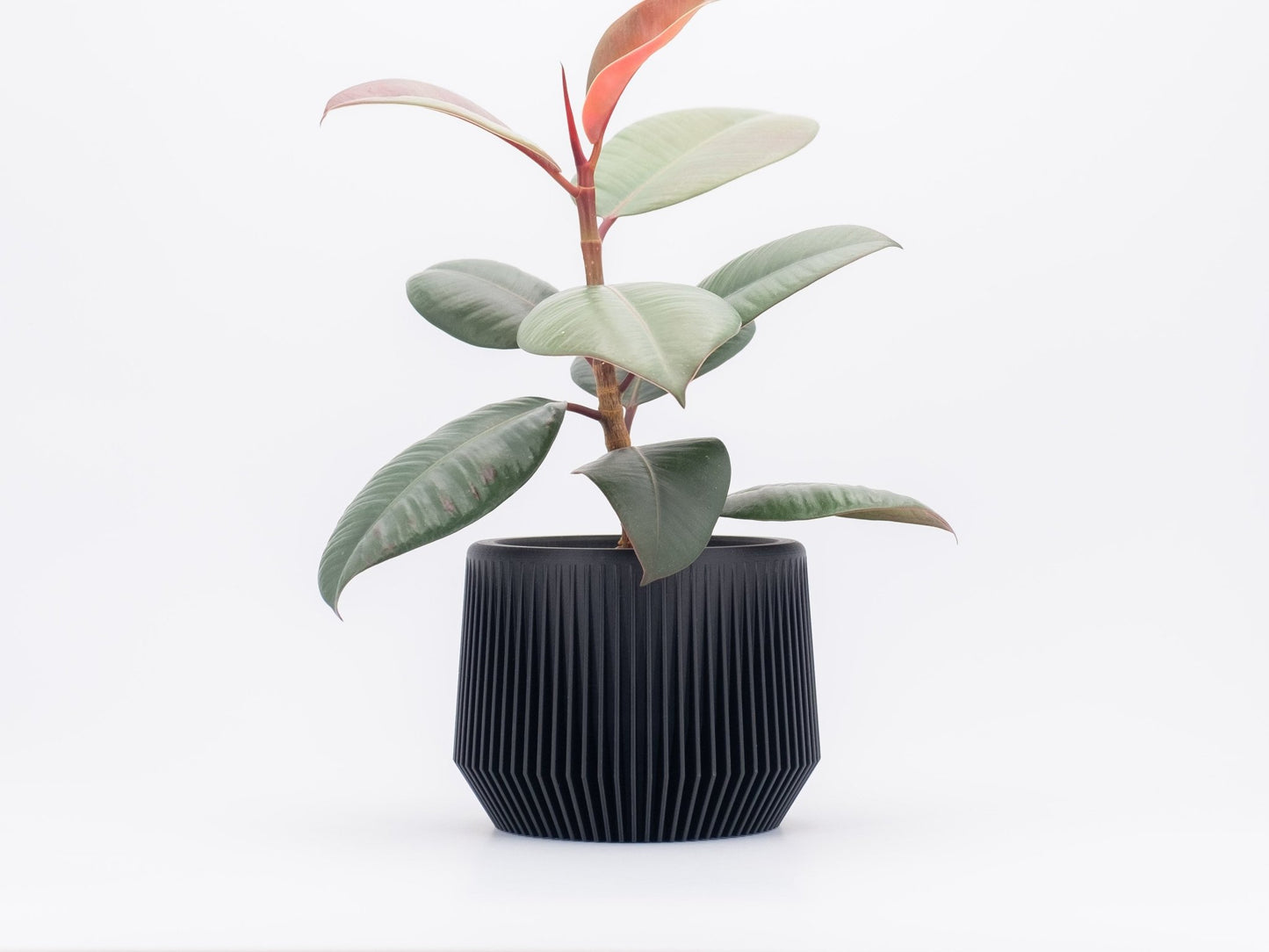 Blumentopf LUKO in Ceron Black 6-18cm - Liwadi