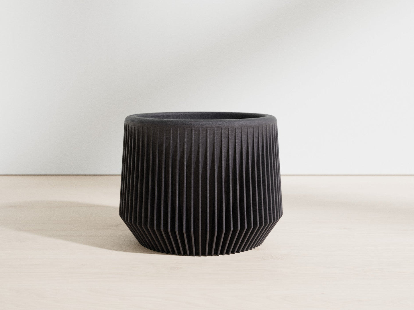 Blumentopf LUKO in Ceron Black 6-18cm - Liwadi
