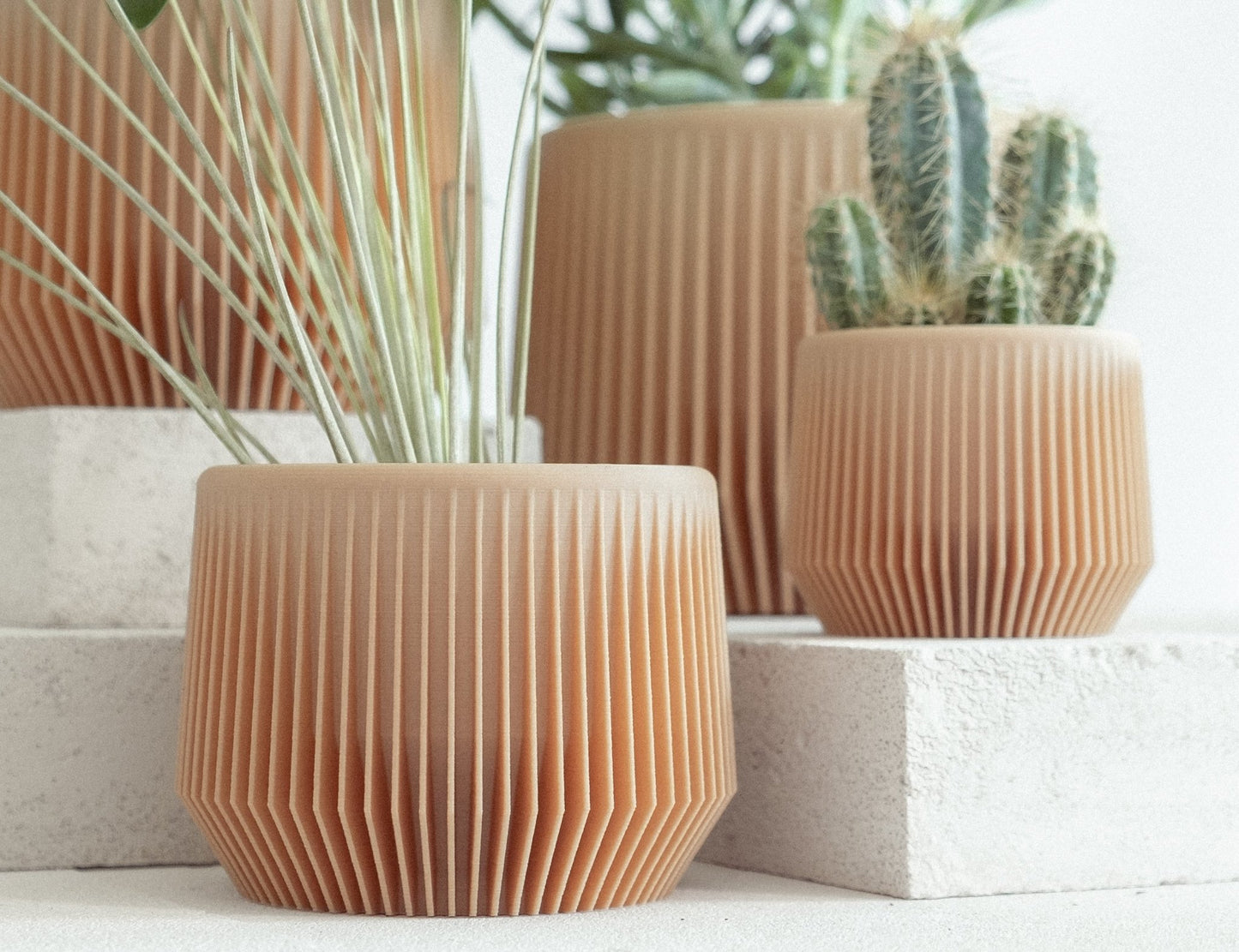 Blumentopf LUKO in Wood 6-18cm - Liwadi