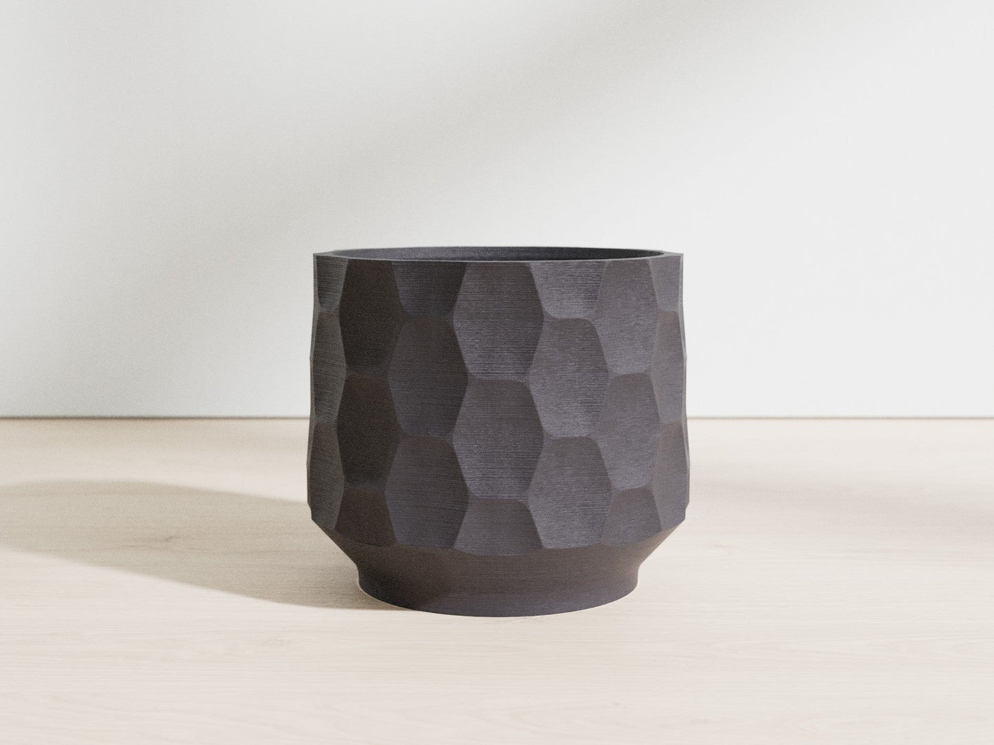 Blumentopf MATA in Ceron Black 6-18cm - Liwadi