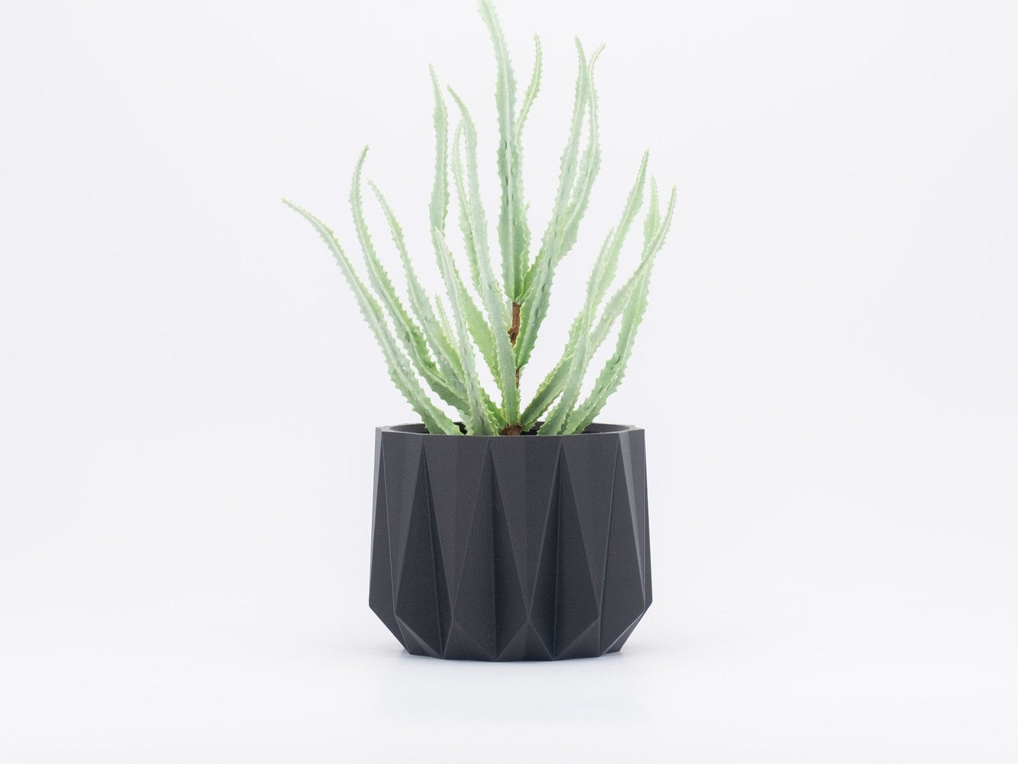 Blumentopf SOKO in Ceron Black 6-18cm - Liwadi