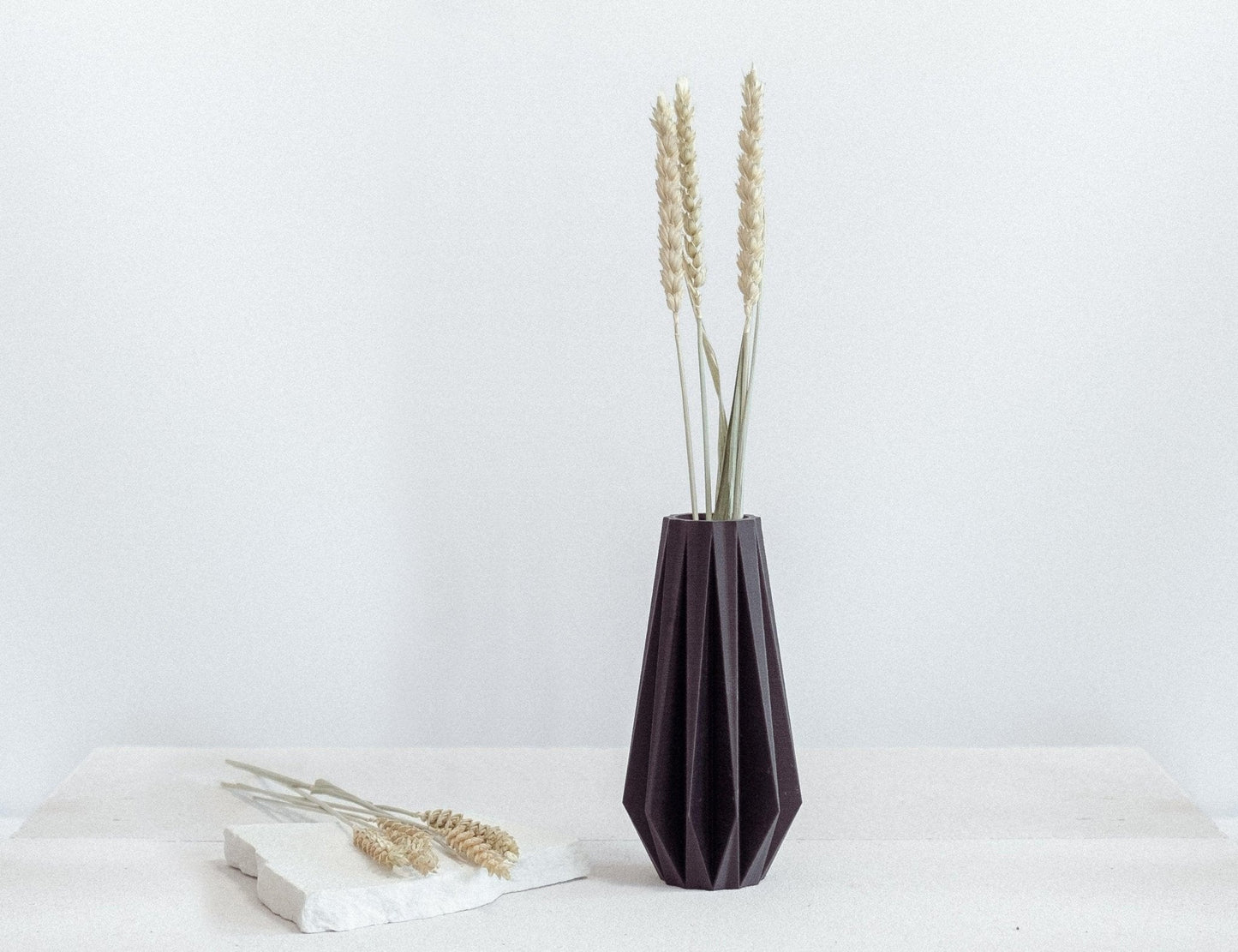 Blumenvase KIWA in Ceron Black - Liwadi