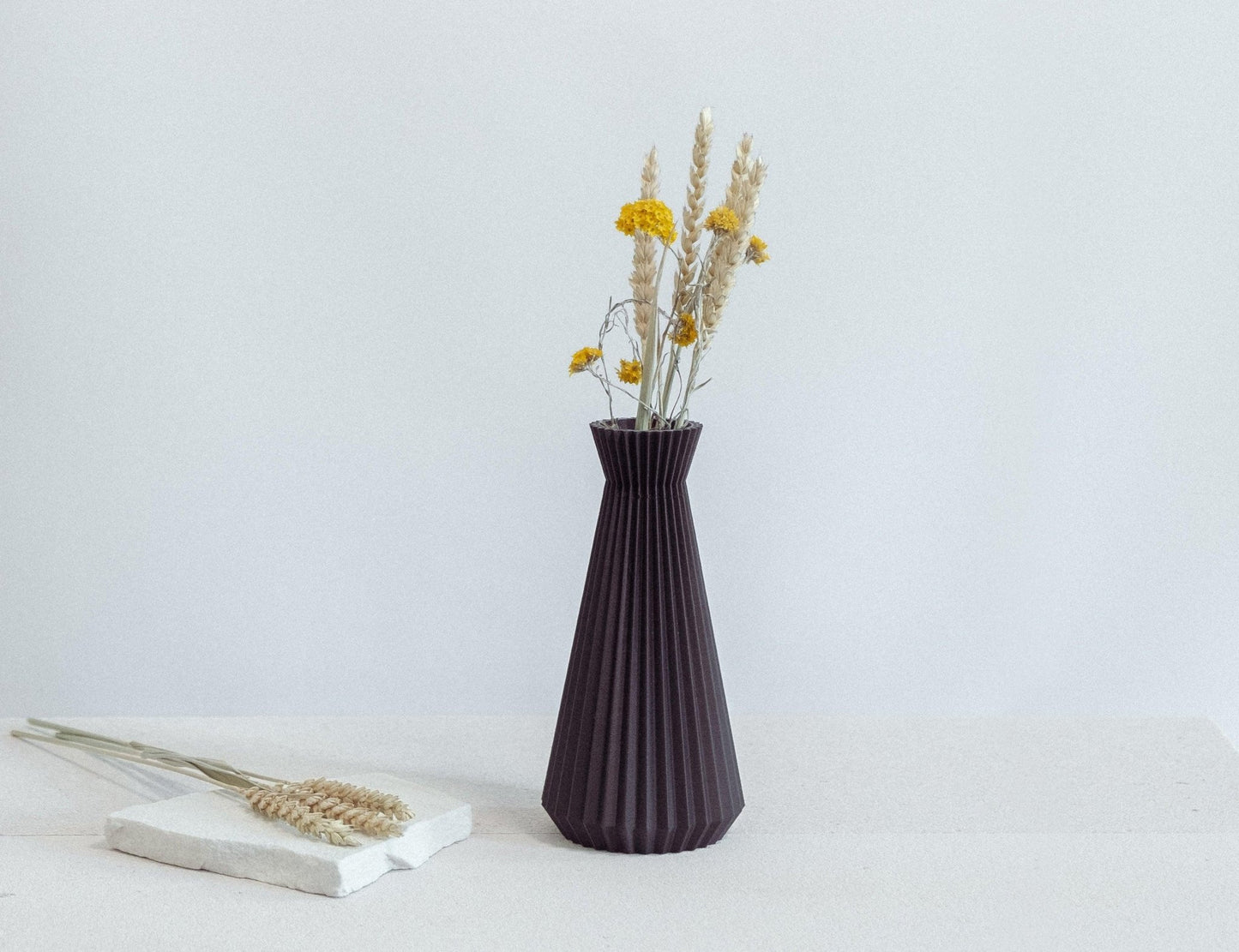 Blumenvase SISKO in Ceron Black - Liwadi