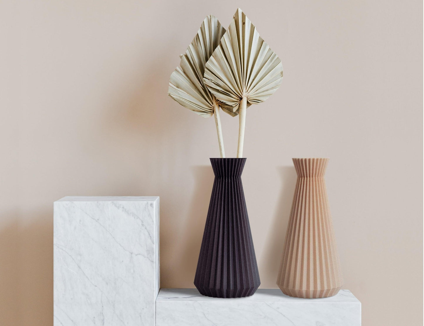 Blumenvase SISKO in Wood - Liwadi