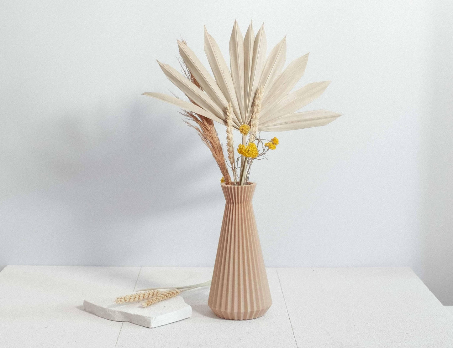 Blumenvase SISKO in Wood - Liwadi